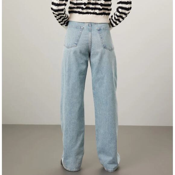 Citizens of Humanity Ayla Baggy Jeans High Rise Wide Leg Light Wash Denim 25 - Picture 3 of 11